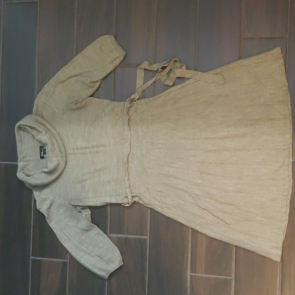 Tan Sweater Dress
